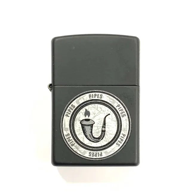 zippo-pfeifenfeuerzeug-pipe-seal-calabash-schwarz-matt image 1