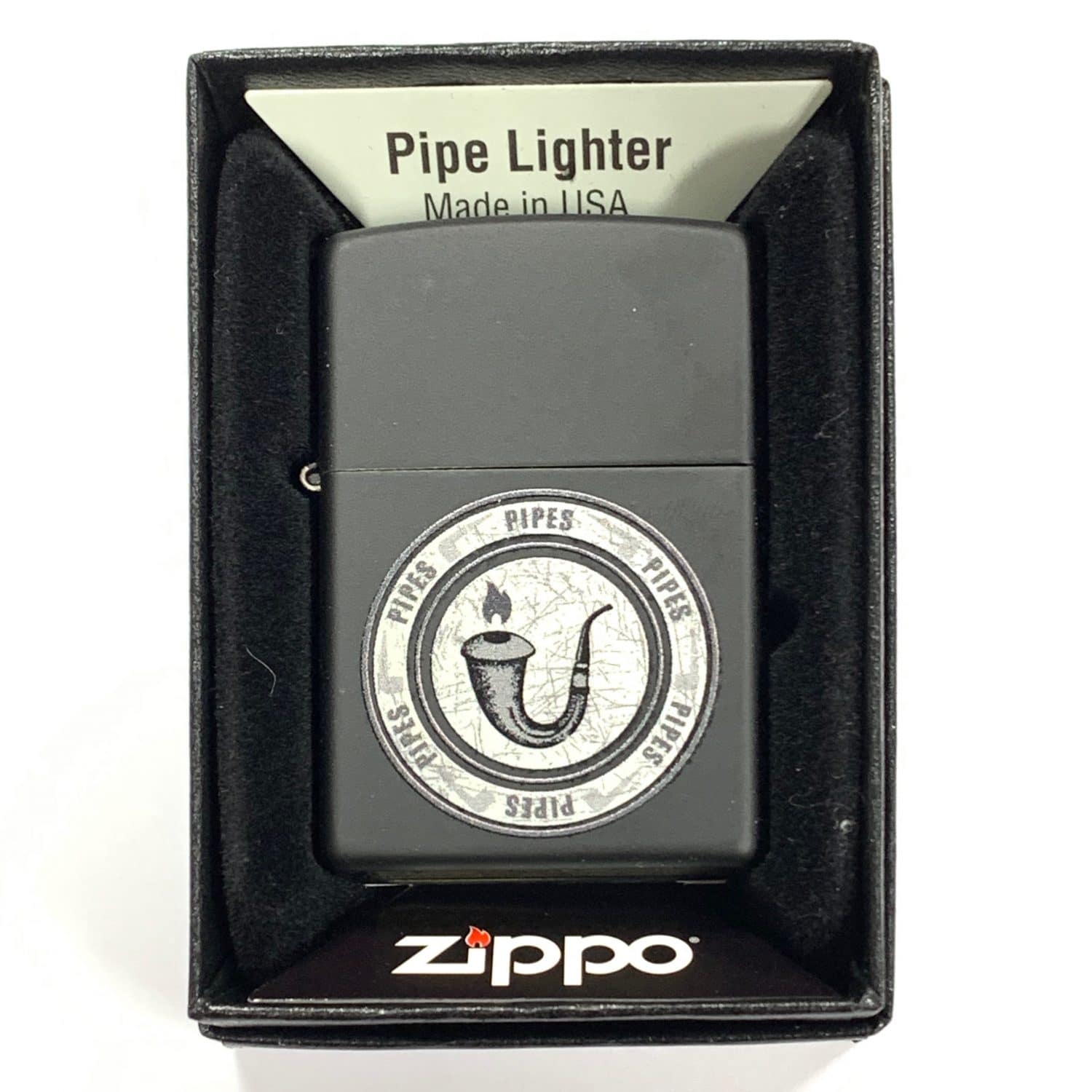 zippo-pfeifenfeuerzeug-pipe-seal-calabash-schwarz-matt image 3