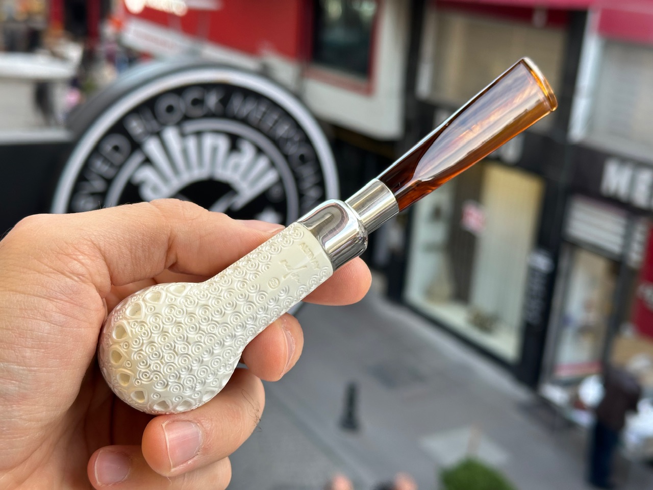 altinay-spigot-billiard-meerschaumpfeife-silber-spigot-2 image 4