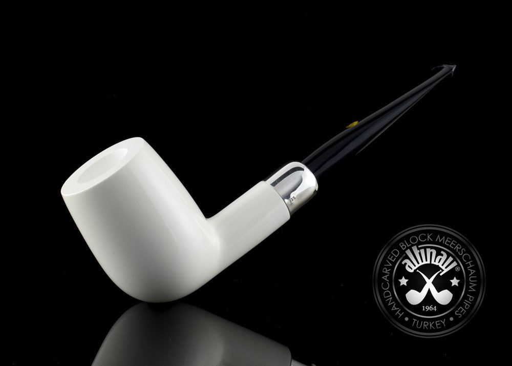 altinay-spigot-army-billiard-meerschaumpfeife-silber image 2