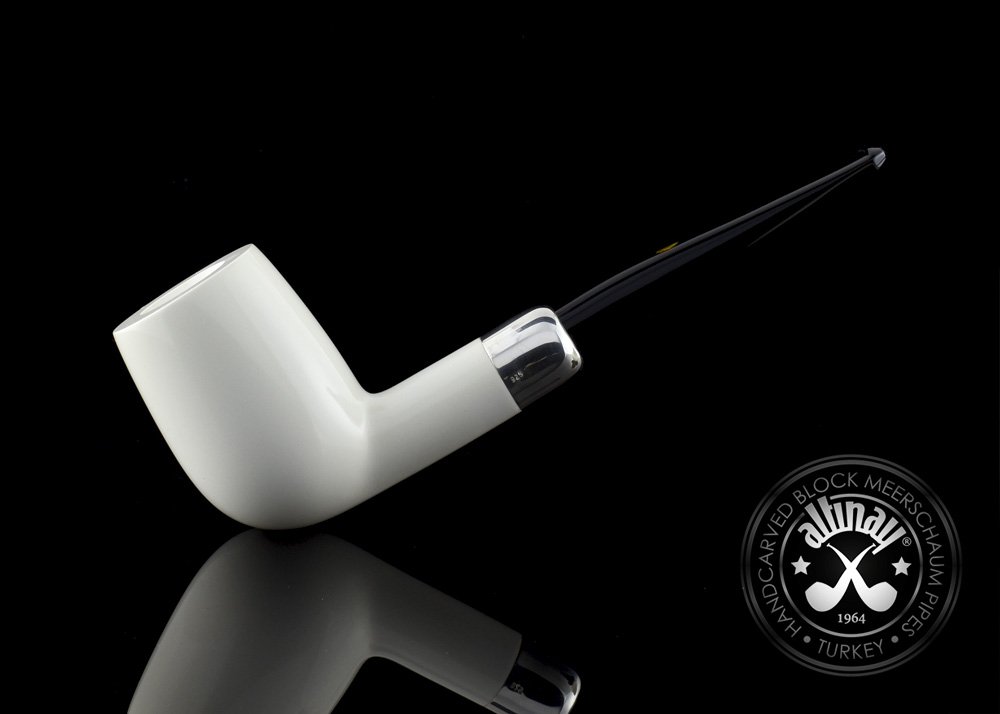 altinay-spigot-army-billiard-meerschaumpfeife-silber image 3