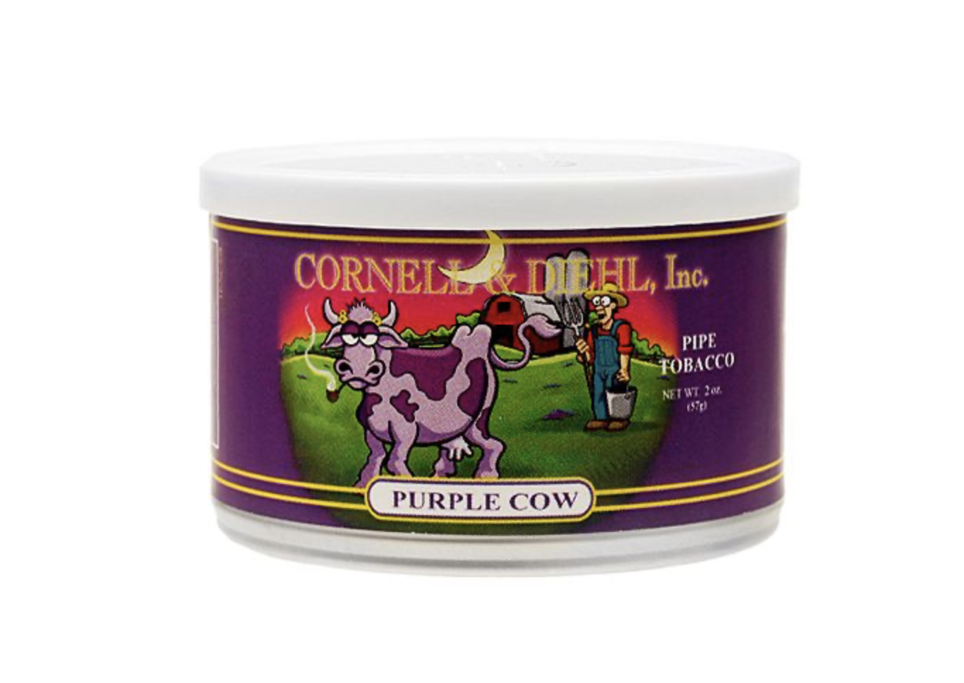 cornell-diehl-purple-cow-pfeifentabak-2oz-latakia-burley image 1