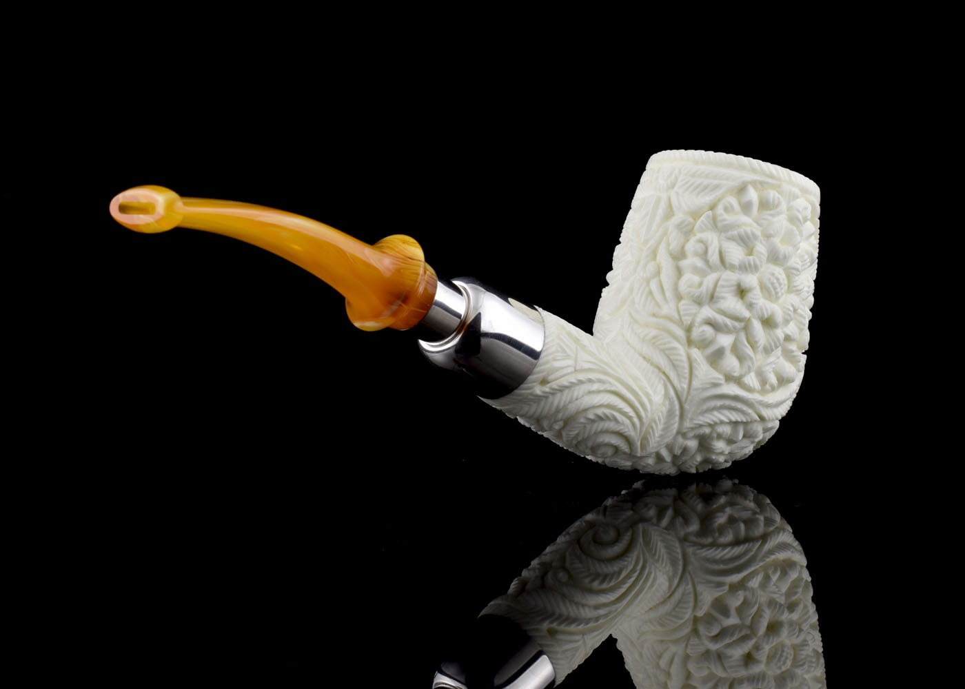 altinay-spigot-xl-billiard-meerschaumpfeife-silber-gro image 4
