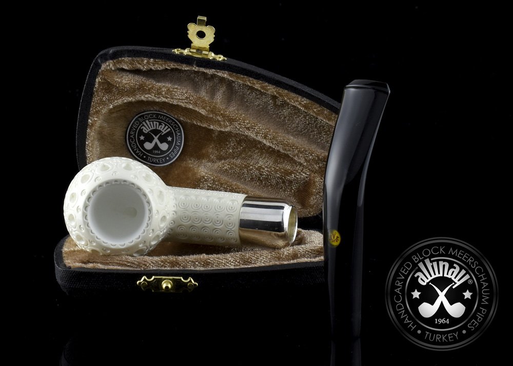 altinay-spigot-army-ball-meerschaumpfeife-silberring image 6