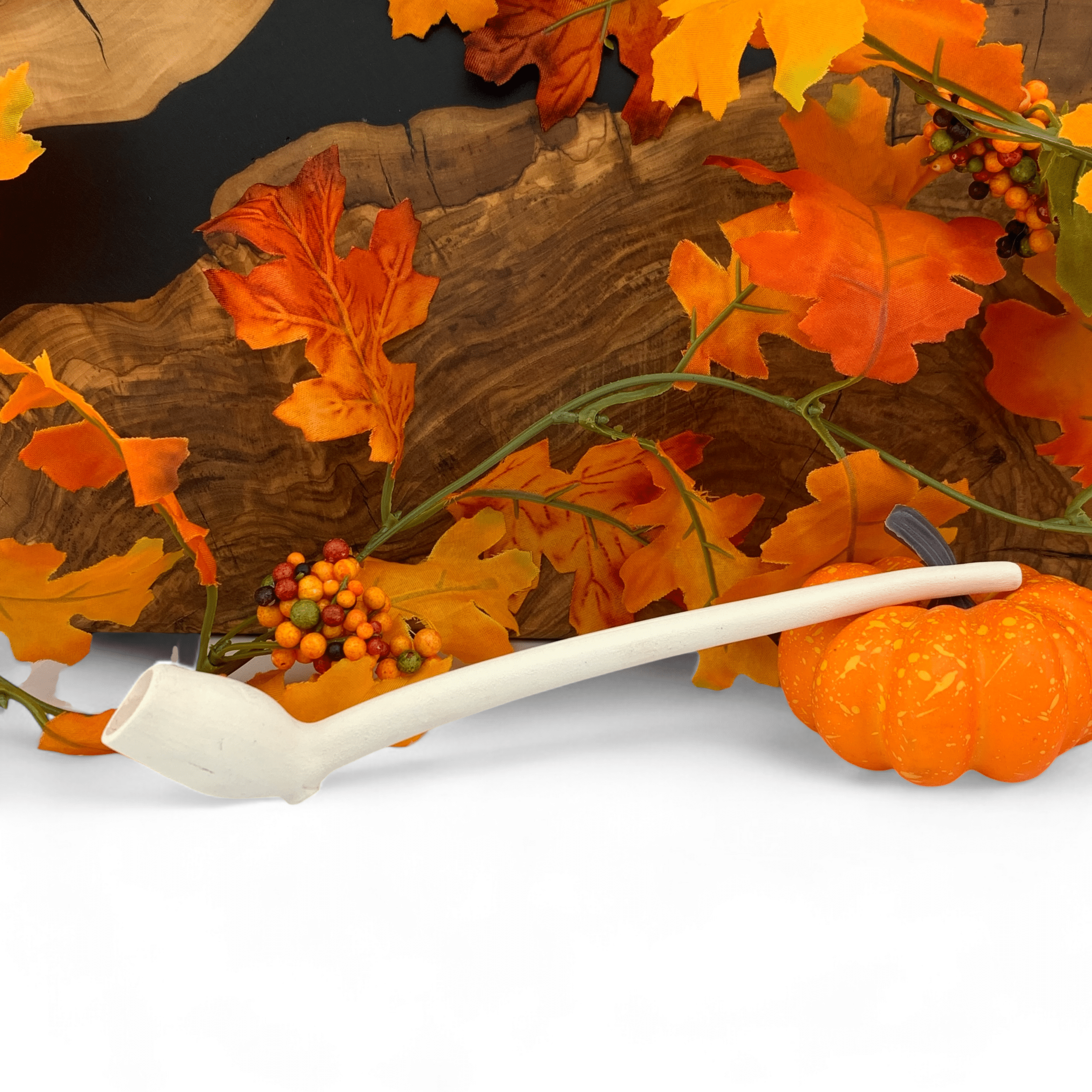 gouda-tonpfeife-clay-pipe-repro-glatt-19cm-filterlos image 2