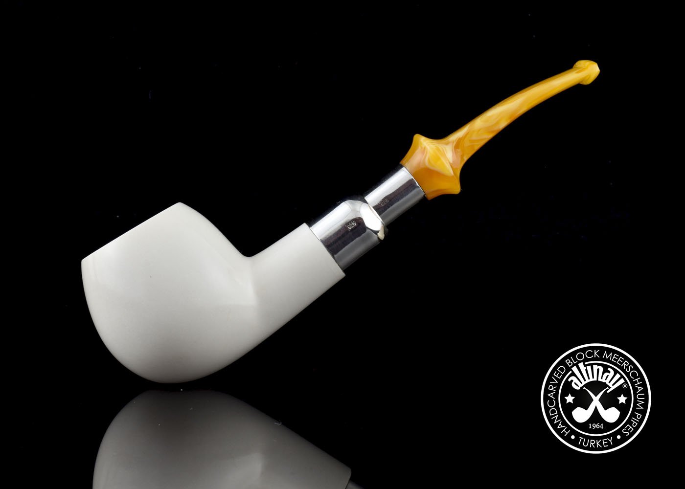 altinay-spigot-army-apple-meerschaumpfeife-silber-2 image 6