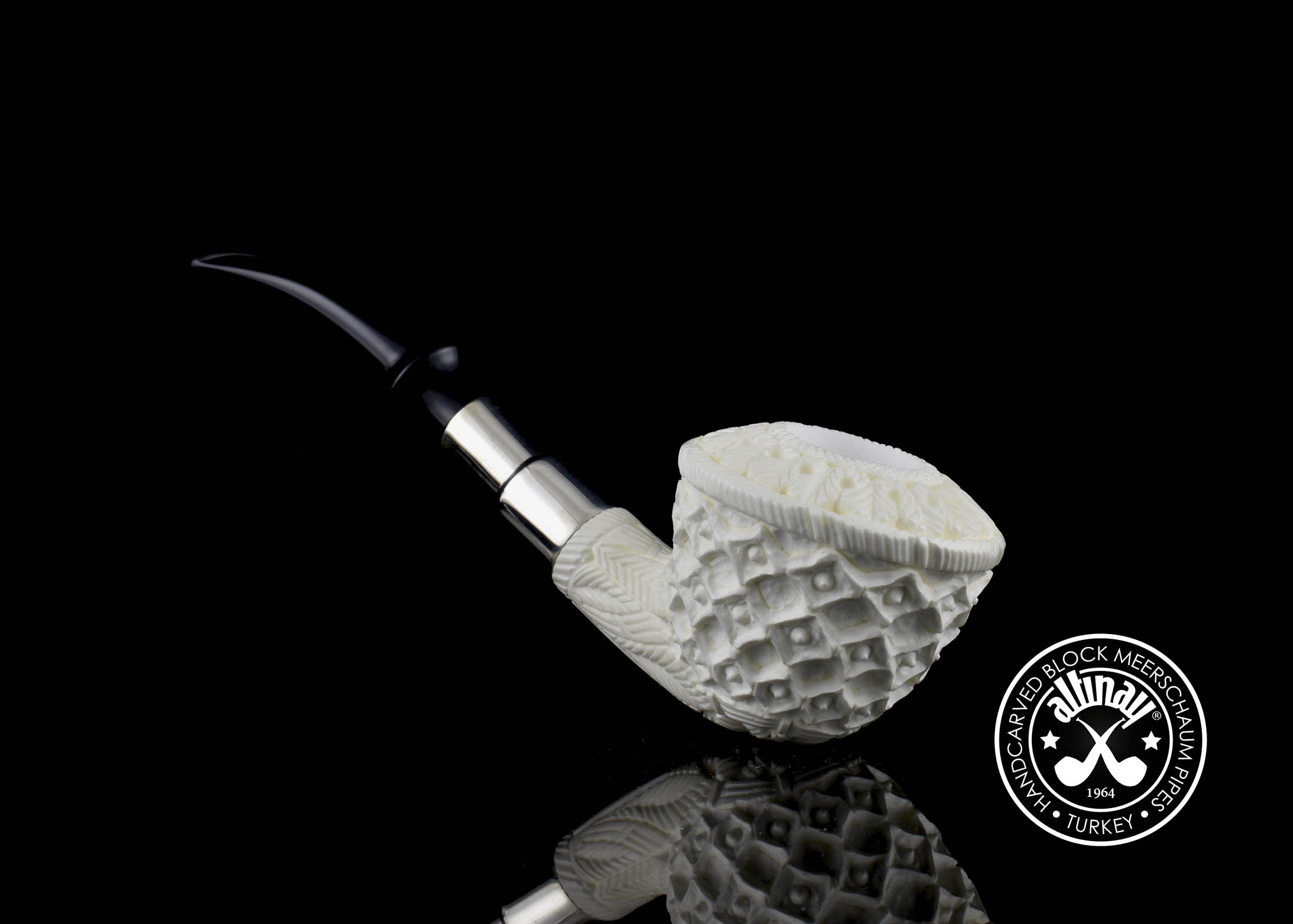 altinay-spigot-dublin-52218-meerschaumpfeife-silber image 2