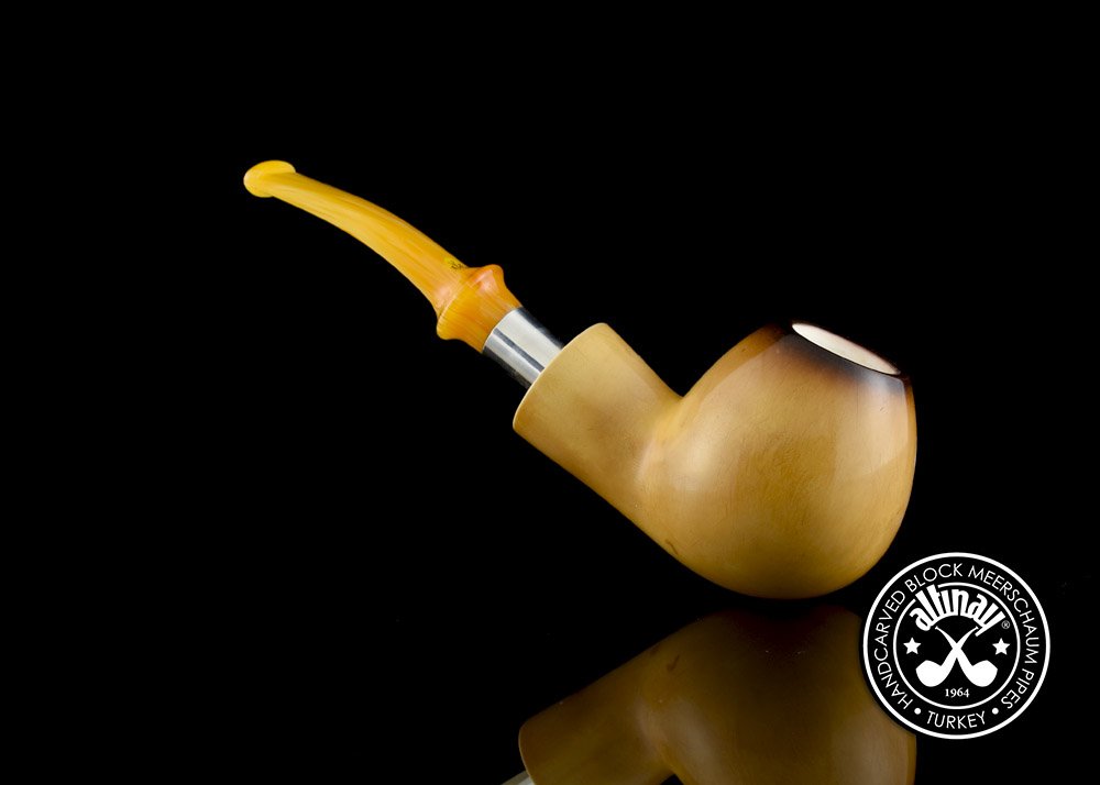 altinay-lee-van-cleef-calcined-brandy-meerschaum-pfeife-silberring image 3