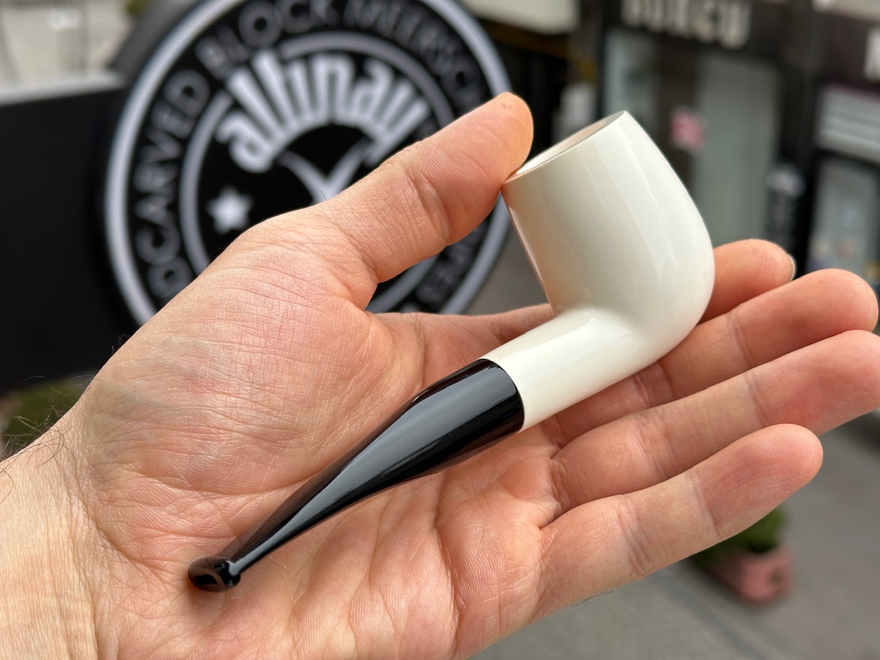 altinay-classic-billard-meerschaumpfeife-glatt-wei image 2