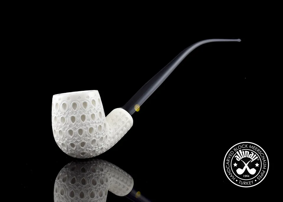 altinay-classic-bent-billiard-churchwarden-meerschaumpfeife image 1