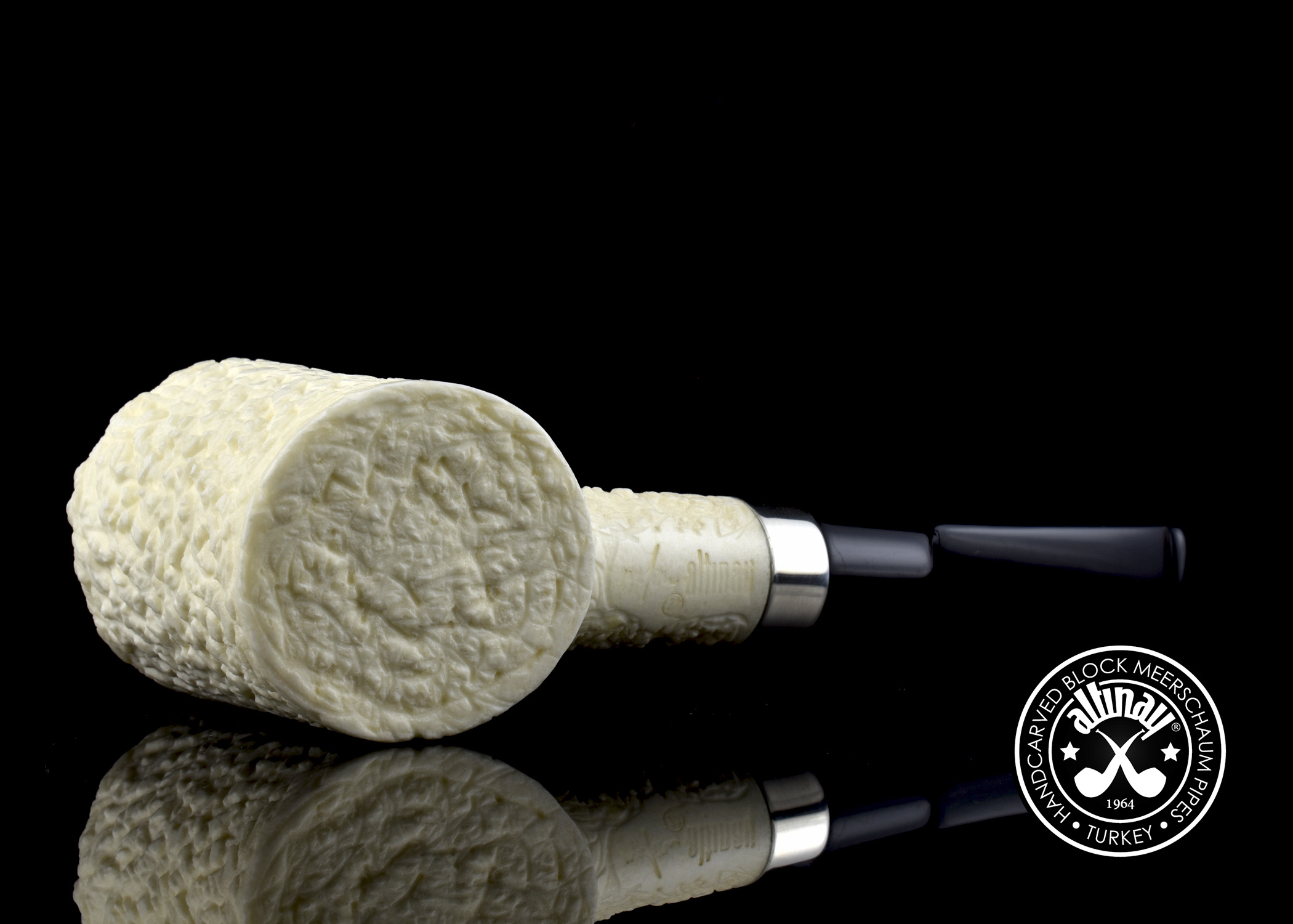 altinay-classic-poker-45524-meerschaumpfeife-rustiziert-silber image 4