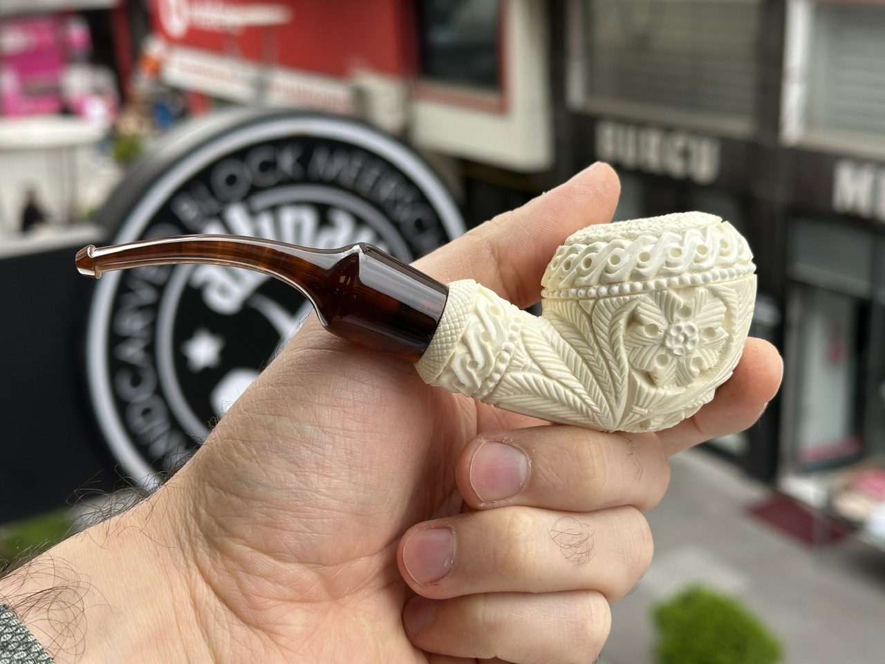 altinay-classic-pear-meerschaumpfeife-tabakpfeife-natur-glatt image 3