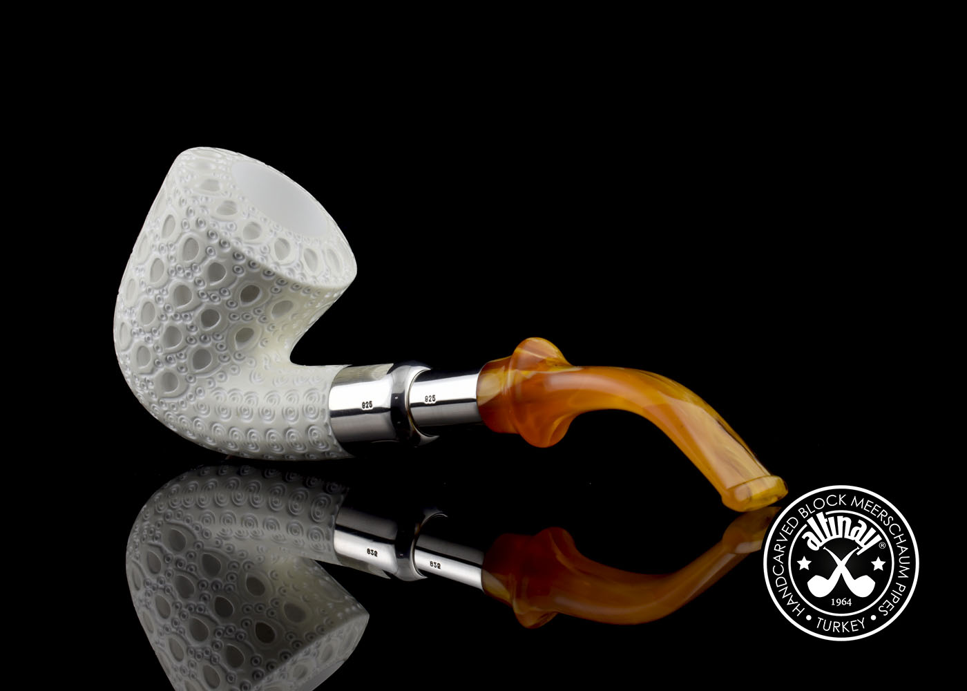 altinay-spigot-army-dublin-silver-tabakpfeife-meerschaum image 5