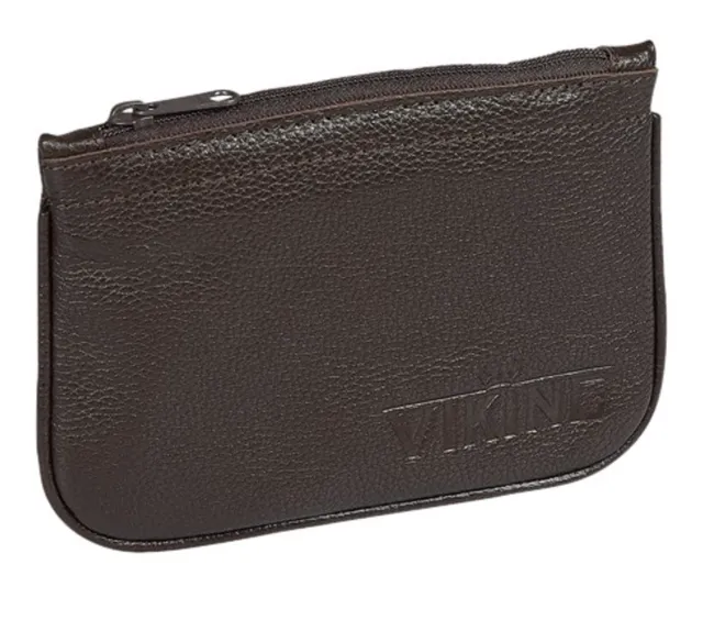 viking-tabakbeutel-leder-dunkelbraun-mit-rei-verschluss image 1