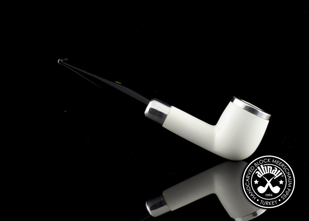 altinay-spigot-army-billiard-meerschaumpfeife-silber-3 image 4