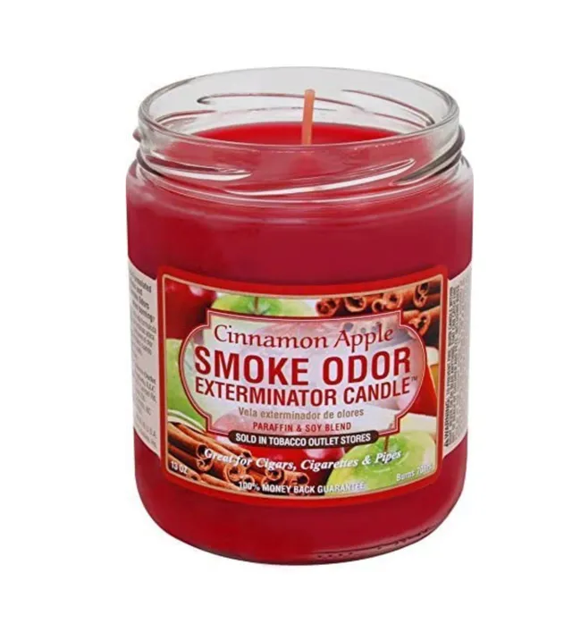 smoke-odor-cinnamon-apple-duftkerze-13oz-zimt image 1