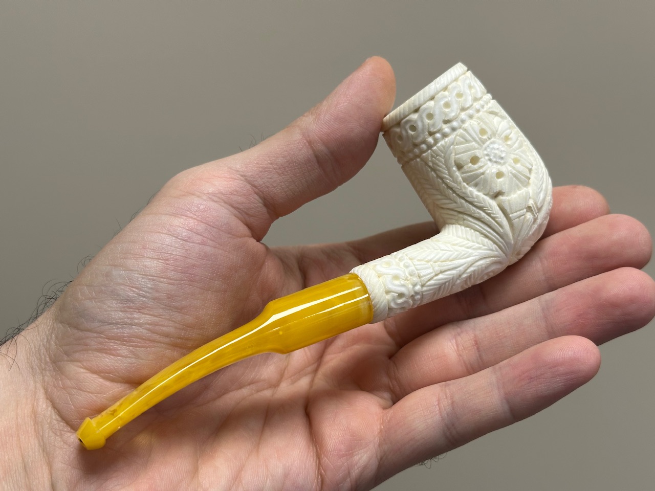 altinay-classic-billiard-meerschaumpfeife-glatt-natur-7 image 2