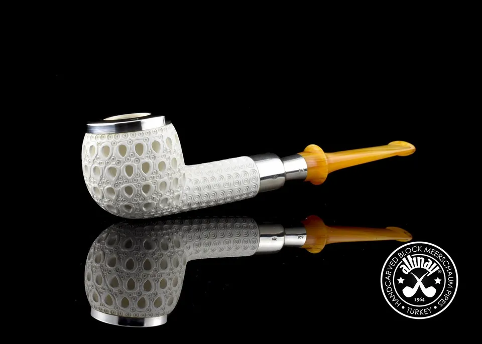 altinay-pot-silver-spigot-meerschaumpfeife-silberring image 1
