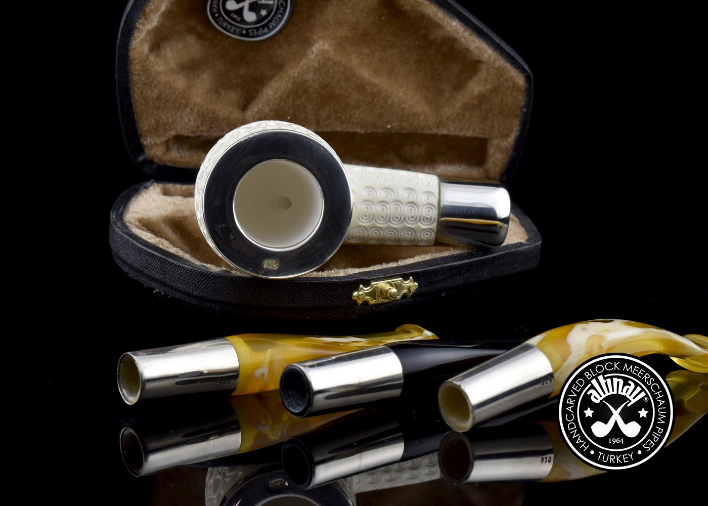 altinay-spigot-billiard-meerschaumpfeife-top-silber image 7