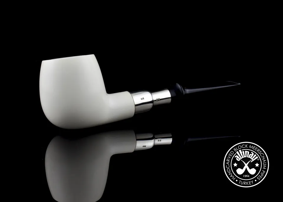 altinay-spigot-army-apple-meerschaumpfeife-silber-spigot-3 image 1