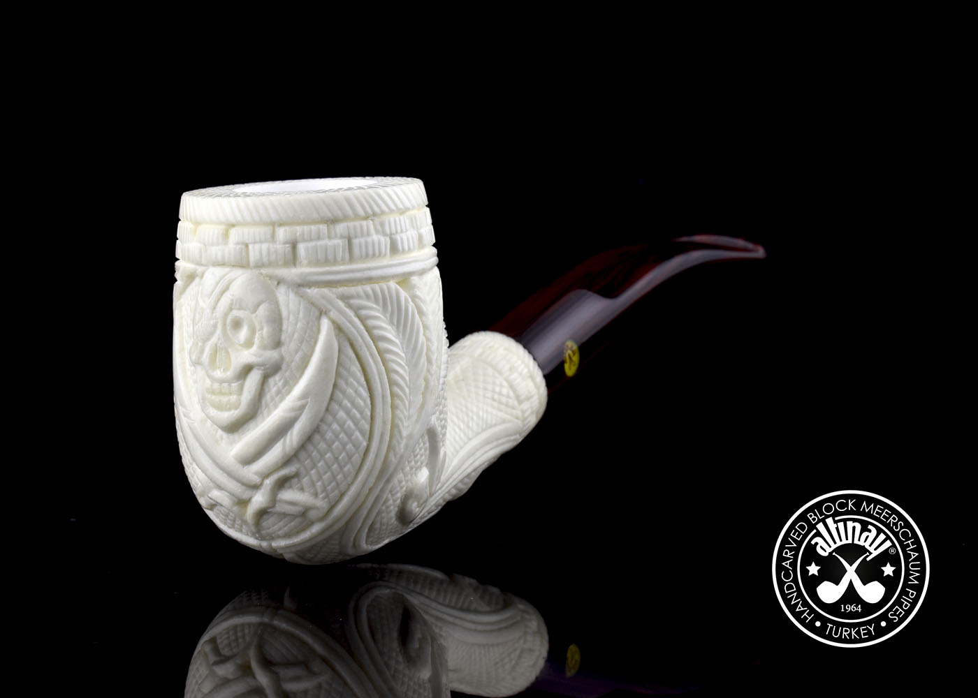 altinay-classic-billiard-meerschaumpfeife-pirat-schwert image 1