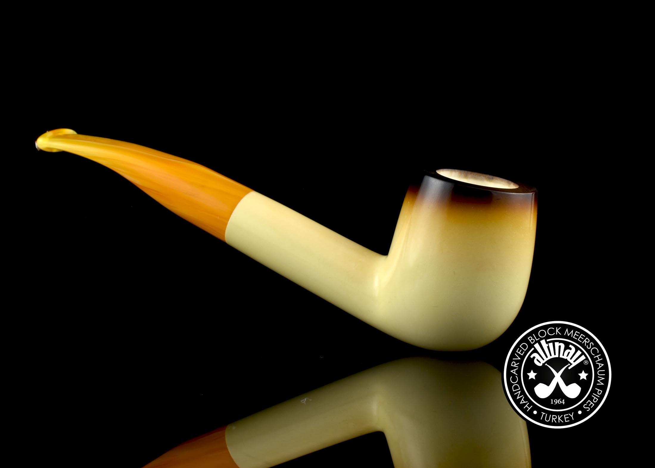 altinay-lee-van-cleef-billiard-meerschaumpfeife-calcined-glatt image 3