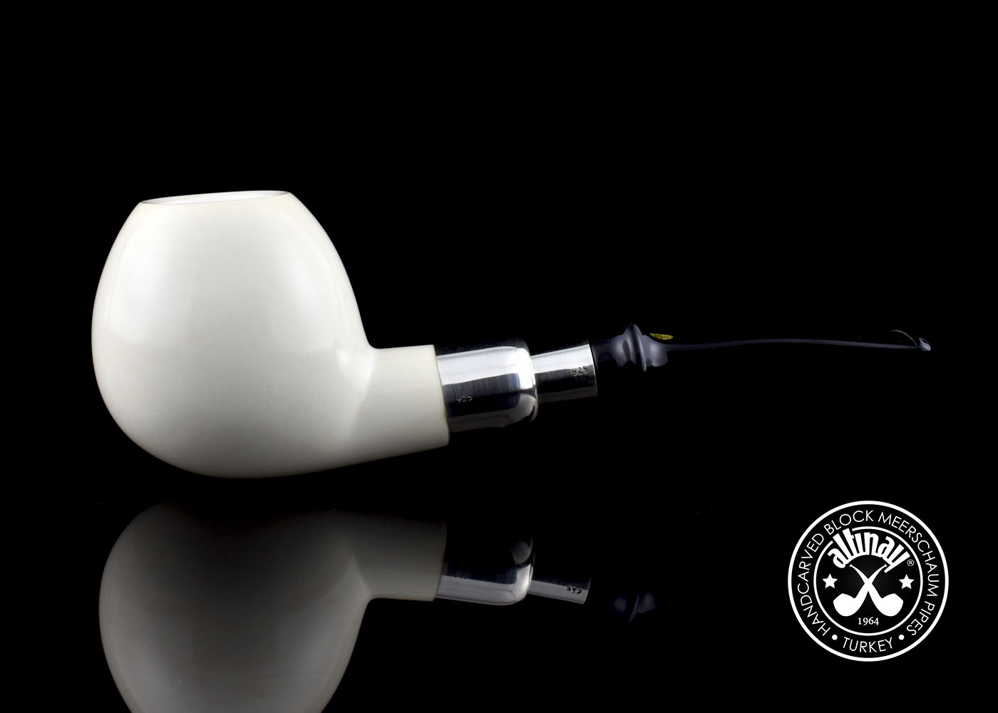 altinay-spigot-brandy-silver-spigot-meerschaumpfeife-silber image 2