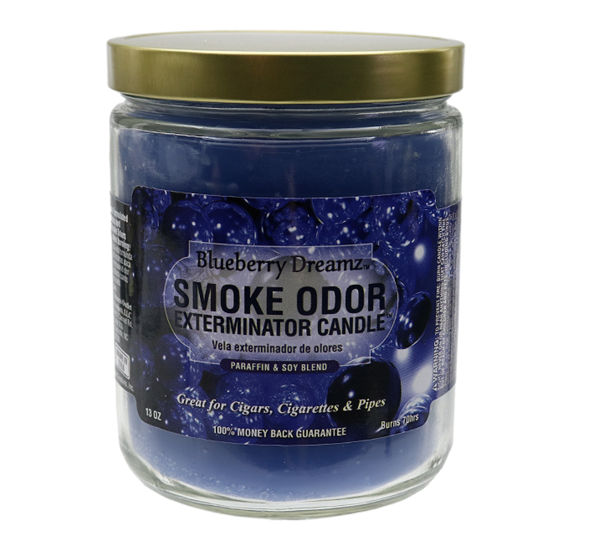 smoke-odor-exterminator-blueberry-dreamz-duftkerze-13oz-blaubeere image 1