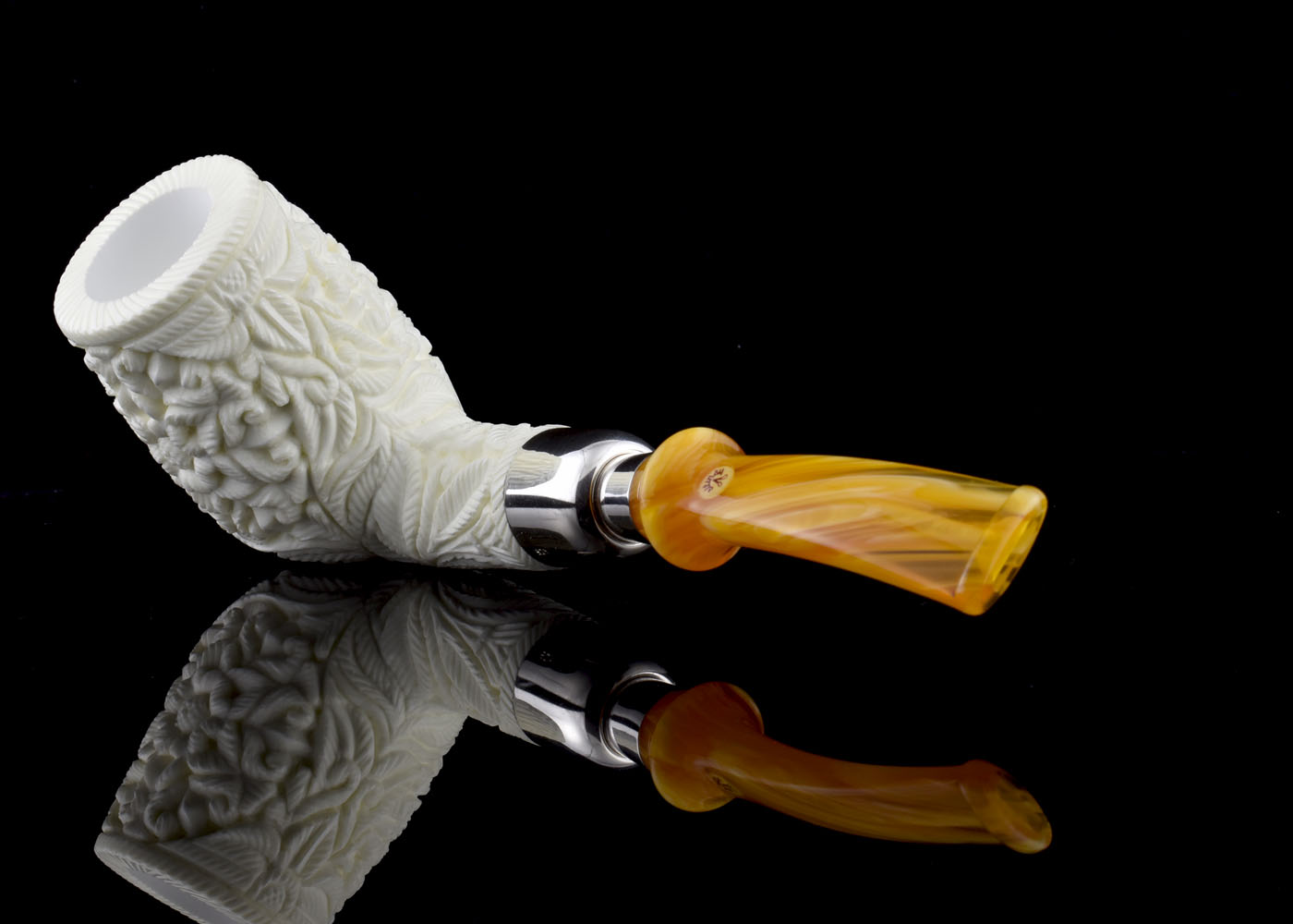 altinay-spigot-xl-billiard-meerschaumpfeife-silber-gro image 5