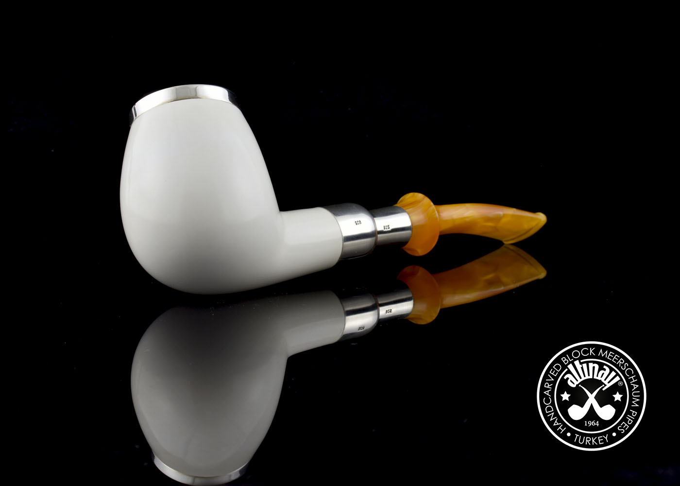 altinay-spigot-army-billiard-silver-meerschaumpfeife-2 image 5
