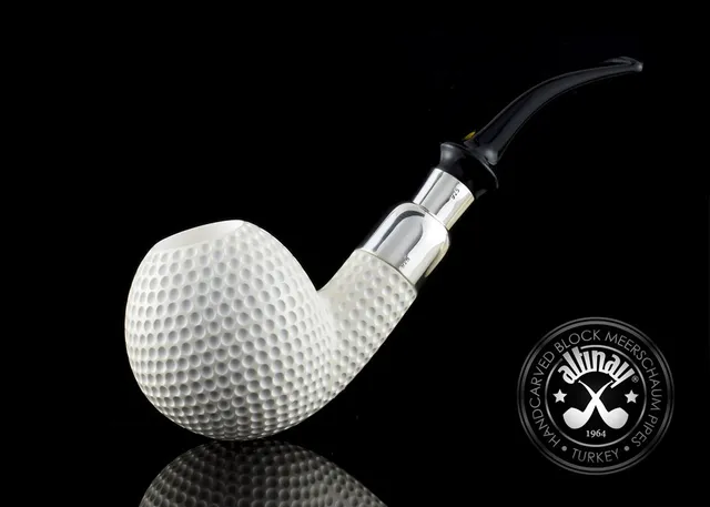 altinay-spigot-golf-meerschaumpfeife-silber-acryl image 1