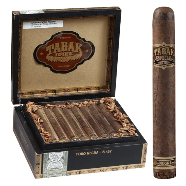 drew-estate-tabak-especial-negra-toro-zigarre-6x52-maduro image 1