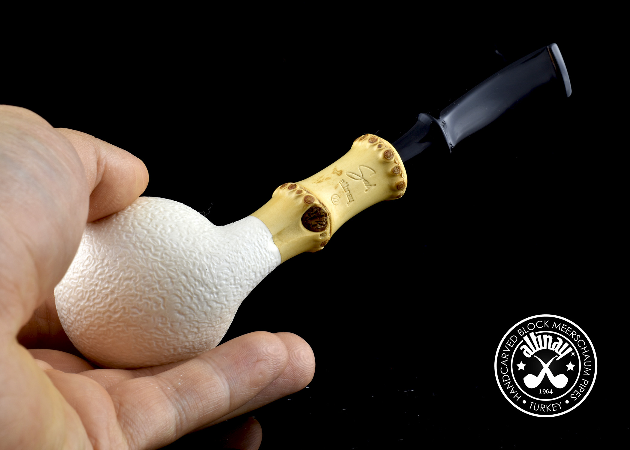 altinay-bamboo-apple-meerschaumpfeife-bambusholm-echt image 5