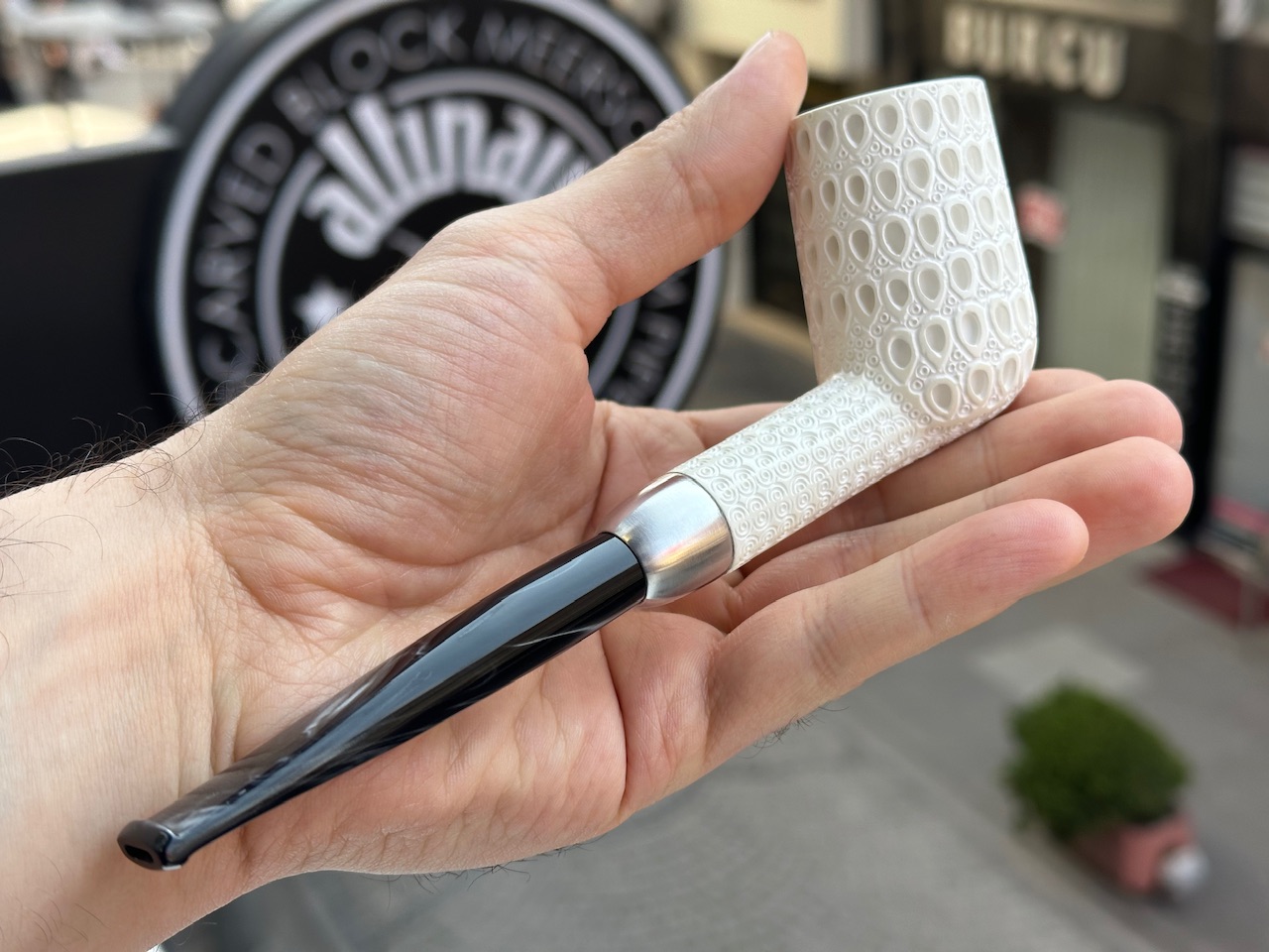 altinay-spigot-army-billiard-meerschaumpfeife-metall image 2