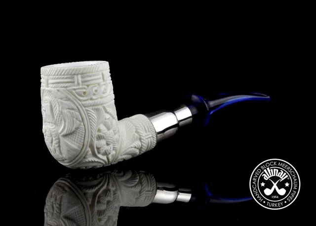 altinay-eagle-s-claw-billiard-tabakpfeife-adler-silber-spigot image 1