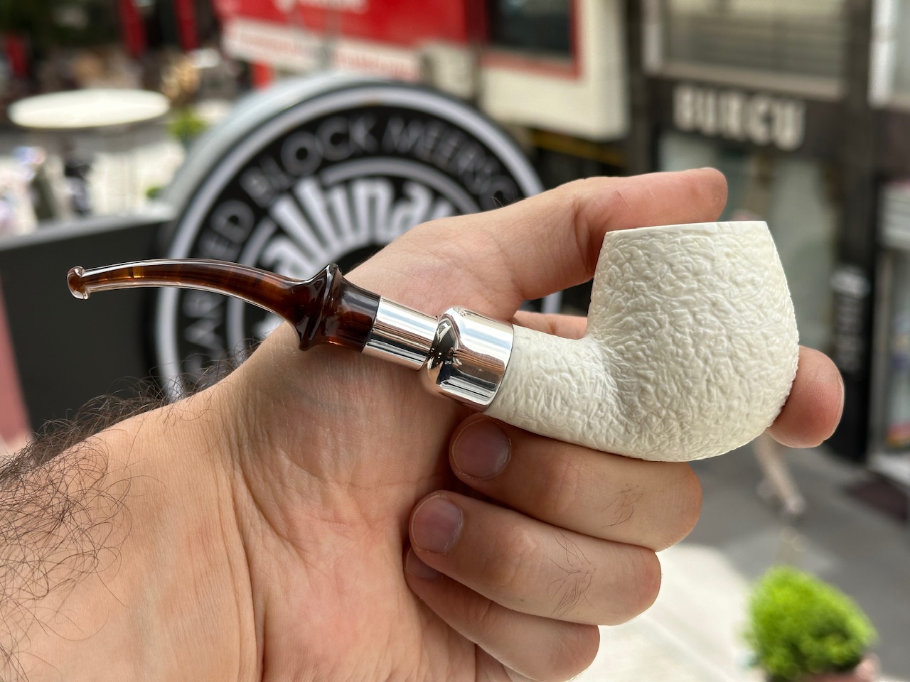 altinay-spigot-army-apple-meerschaumpfeife-silber-spigot image 3