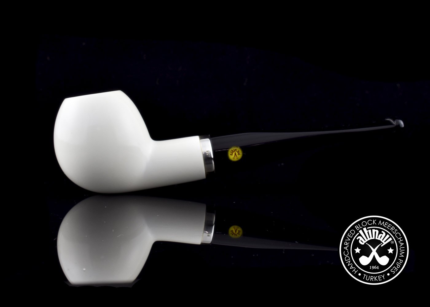 altinay-classic-apple-meerschaumpfeife-silberring-natur image 6