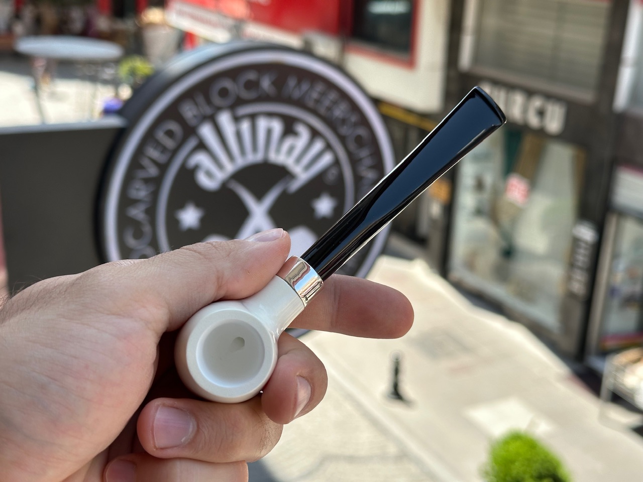 altinay-spigot-billiard-meerschaumpfeife-army-silber image 5