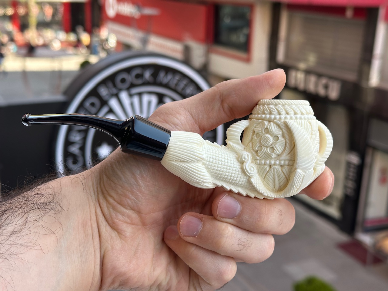altinay-claw-meerschaumpfeife-eagle-s-claw-tabakpfeife-kralle image 3