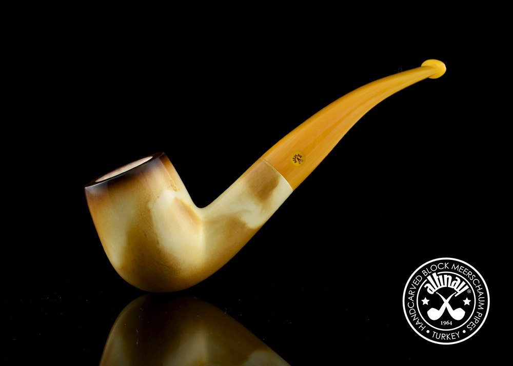 altinay-calcined-billiard-bent-meerschaumpfeife-gebogen image 2