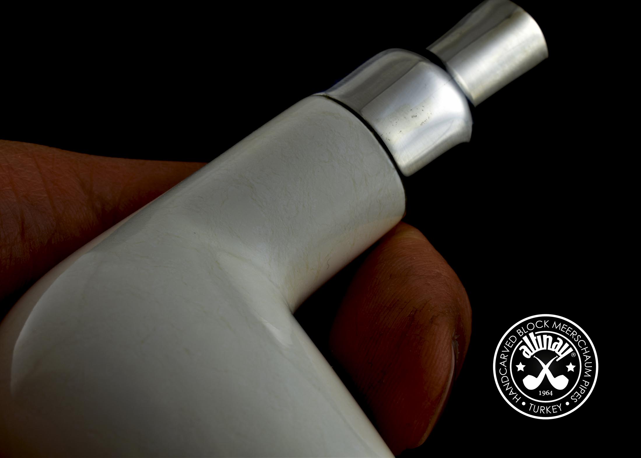altinay-translucent-top-silver-billiard-spigot-meerschaumpfeife image 8