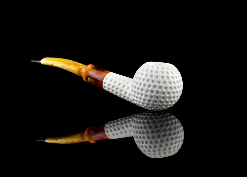 altinay-classic-golf-meerschaumpfeife-golfball-optik image 1