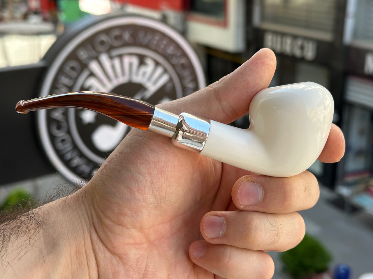 altinay-pear-spigot-meerschaumpfeife-silber image 3