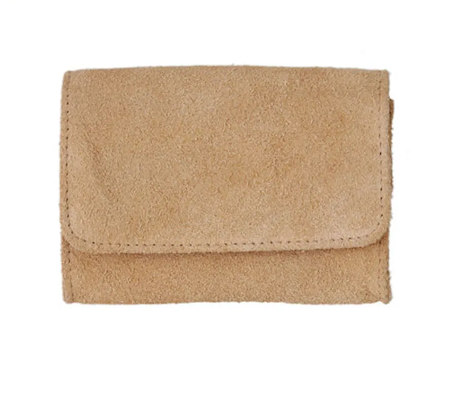 tabakbeutel-echtleder-box-pouch-suede-braun-tagesration image 1