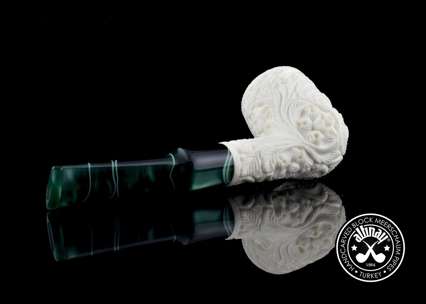 altinay-classic-billiard-meerschaumpfeife-hirschmotiv-natur image 7