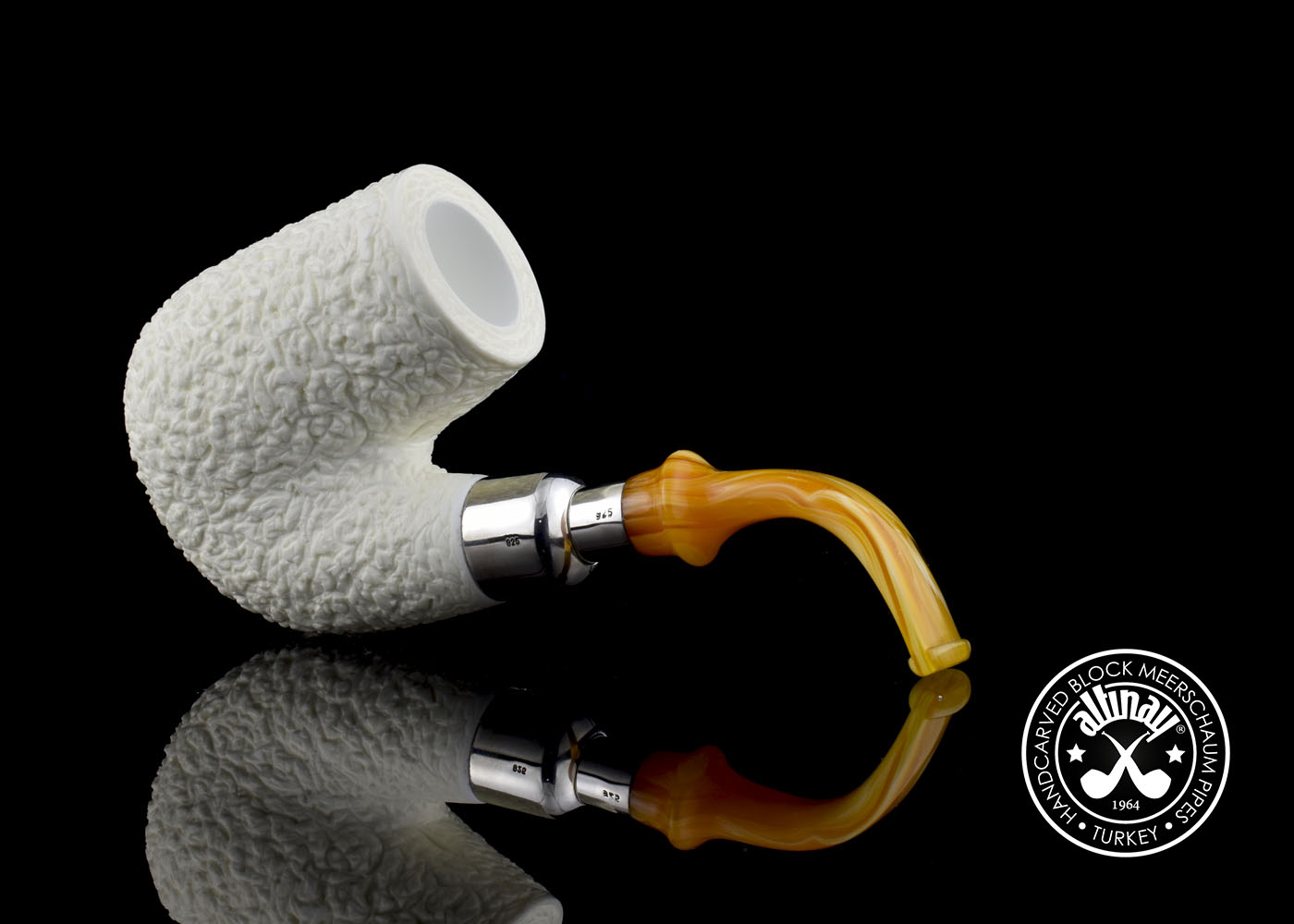 altinay-spigot-oompaul-silber-meerschaumpfeife-army image 5