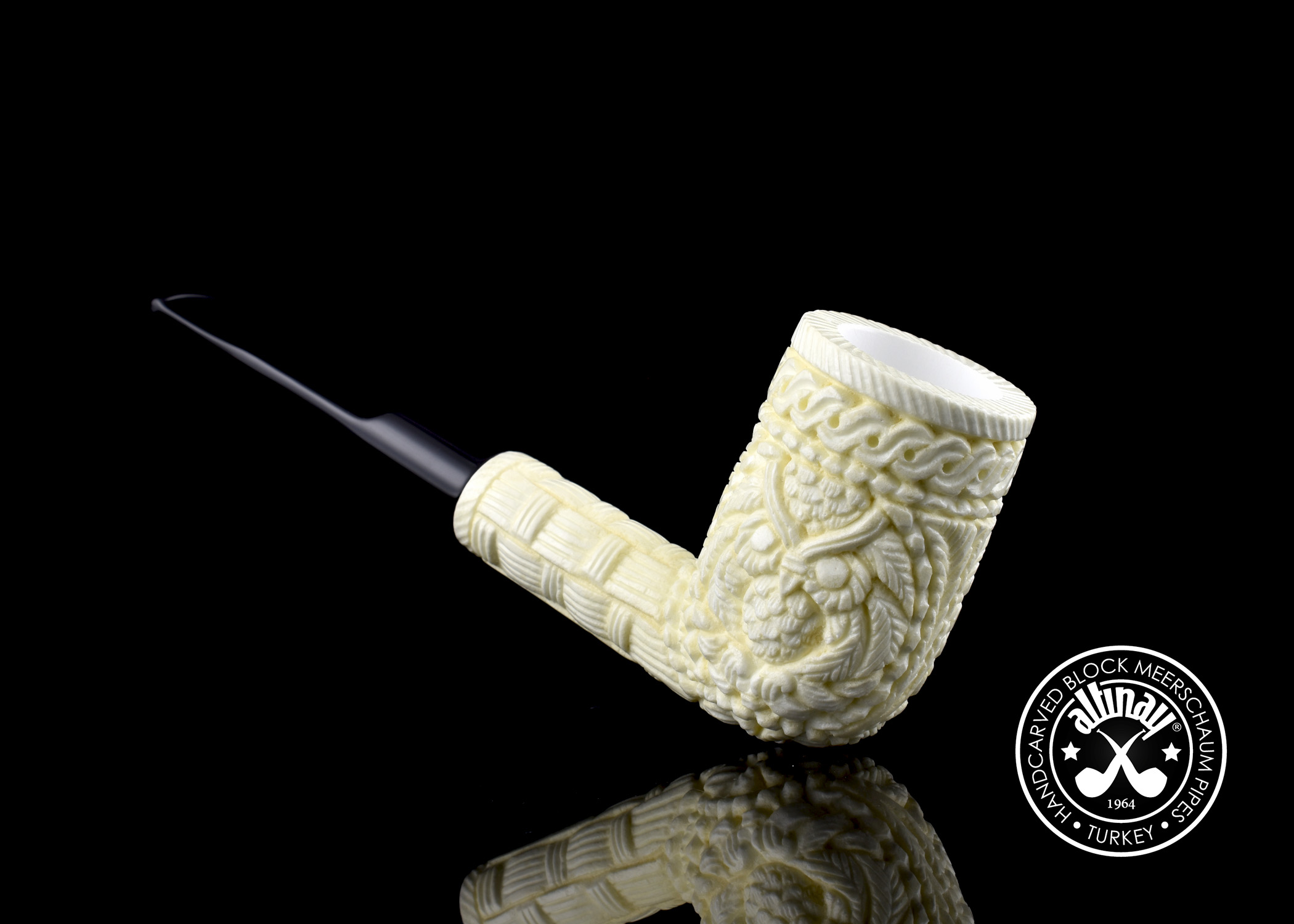 altinay-classic-billiard-meerschaumpfeife-mit-eulenmotiv image 4