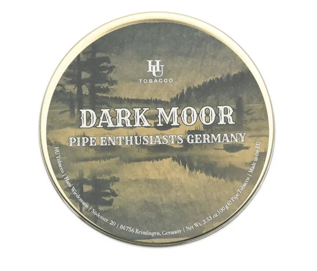 hu-tobacco-dark-moor-pfeifentabak-100g-dose-kr-ftig image 1