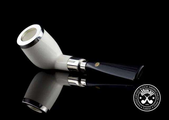 altinay-spigot-army-top-silver-billiard-spigot-meerschaumpfeife image 1