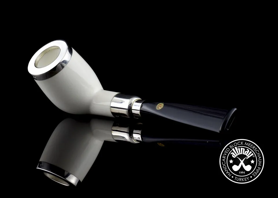 altinay-spigot-army-top-silver-billiard-spigot-meerschaumpfeife image 1